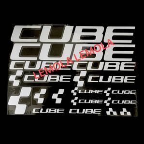 CUBE 車体ステッカー 反射白銀（ホワイト）１車セット分