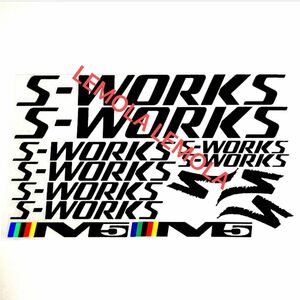 S-WORKS M5 車体 フレーム ステッカー 黒 ブラック