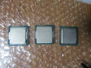 CPU 3個　【動作確認済】Intel Core i5 4590S　　白馬