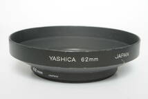 YASHICA 62mm 広角　メタル　レンズフード 　62ｍｍ　ネジ込み式　　ジャンク品_画像1