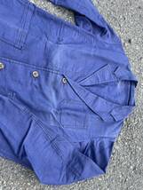 【1940s】Le Fortex French Blue Thin Twill　フレンチワークジャケット　フレンチヴィンテージ　_画像3