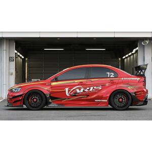 バリス ランサーエボリューションX ランエボ CZ4A サイドエアパネル FRP 未塗装 VAMI-241 VARIS WIDE BODY Ver.2