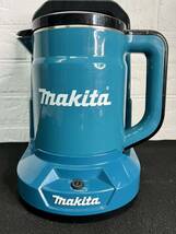 【FS0324】マキタ 充電式ケトル makita 18v 36V KT360DZ KT360D 青 バッテリ 充電器別売 箱付き 美品 キャンプ アウトドア _画像1