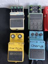 【KH003023000】BOSS OD-1、BOSS DD-5、BOSS PSM-5、BOSS CE-3、EXP-2001、Maxon　エフェクト　まとめ売り エフェクター YAMAHA ボス _画像2