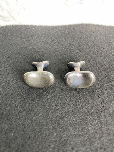 [FS0331]Tiffany Tiffany beans cuffs silver cuffs button cuffs accessory cuff links earrings SILVER business 