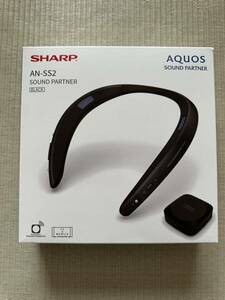 【未使用品】SHARP シャープ サウンドパートナー ウェアラブルネックスピーカー ブラック AN-SS2 AQUOS sound partner brack