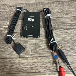 ETC 三菱(EP-9U47V X792T08252)軽自動車から外しました中古品です アンテナ分離型 ( 軽自動車セットアップ) 