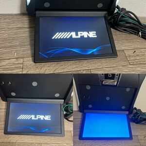 アルパイン　10.1インチ　フリップダウン　リヤモニター　ALPINE RSH10XS-R-B 中古品