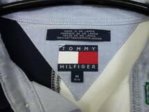 C414/TOMMY HILFIGER/トミー ヒルフィガー/コットン半袖ポロシャツ/切替/ポロ柄/メンズ/Mサイズ_画像4