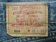 C149/Levi's/リーバイス/LOT539/USED加工デニムパンツ/ジーンズ/W32サイズ/ジップフライ/2004年製/_画像5