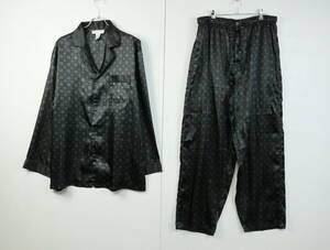 C432/ROUNDTREE & YORKE/ round tree and yoke / pyjamas suit top and bottom setup / pyjamas shirt / pyjamas pants / men's /L size 