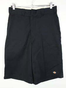 C264/Dickies/ディッキーズ/LOOSE FIT/ツイルパンツ/ハーフパンツ/ショートパンツ/メンズ/32サイズ/ブラック