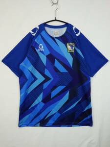 C536/bonera/ Tokai университет приложен высота колесо шт. старшая средняя школа футбол часть / игра рубашка / форма / сделано в Японии / tops / мужской /M размер / голубой 