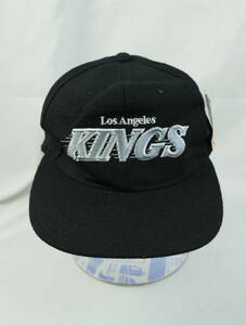 C446/STARTER/スターター/Los Angeles Kings/ロサンゼルス・キングス/90S/デッドストック/キャップ/帽子/ONE SIZEサイズ/黒/新品