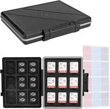 JJC 54 スロット 大容量 メモリーカードケース 18枚 SD SD SDHC SDXC カード + 36枚 MicroSD _画像1