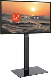 ブラック WLIVE テレビスタンド 壁寄せ ハイタイプ テレビ台 tvスタンド 壁寄せテレビスタンド 壁寄せスタンド 30～65