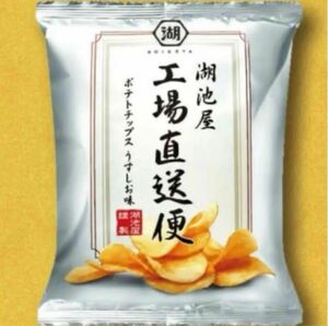 湖池屋　工場直送便　ポテトチップス うすしお味 80g 1袋