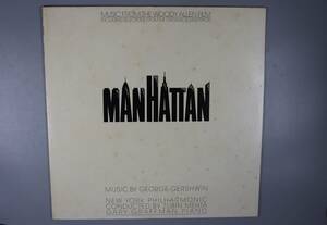 A-037 LPレコード　MANHATTAN　MUSIC FROM THE WOODY ALLEN FILM　送料710円