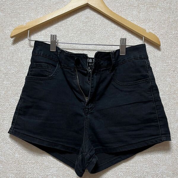 forever21 ショートパンツ 黒 サイズM デニム