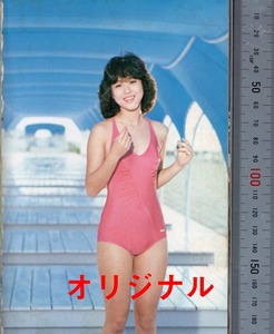  Matsuda Seiko san swimsuit gravure high resolution .A4 size . enlargement laminate processing 