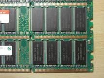 DDR 400 PC3200 CL3 184Pin 1GB×4枚セット hynixチップ デスクトップ用メモリ_画像6