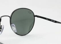 Ray-Ban レイバン RB3681-002/71 サングラス ブラック グリーン クラシック g-15 ボストン 丸メガネ ラウンドメタル系 00271 ケース茶_画像8