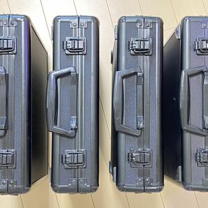 送料無料 4個 アルミフレーム ハード ガンケース ハードケース ハンドガンケース 収納ボックス 拳銃 収納箱 hard gun case アルミケースの画像5