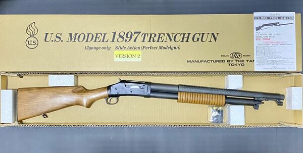 ほぼ未使用品 タナカ トレンチガン M1897 Ver2 発火式 モデルガン ショットガン ショットシェル 検)m870 m1887 m1100 m31 mgc マルゼン