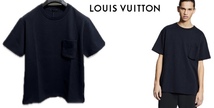 定価162,800円LOUIS VUITTON ルイヴィトン/シグネチャー3D ポケットモノグラム ピケコットン Dark Blue Tシャツ MADEinITALY_画像1