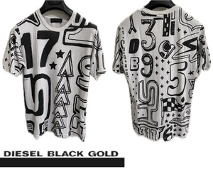 定価27,500円DIESELBLACKGOLDディーゼルブラックゴールド/キースへリングオマージュオリジナルグラフィックTシャツjoggKROOLEYproject