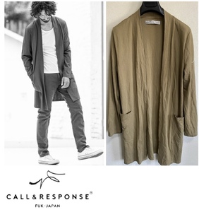  regular price 11,550 jpy CALL&RESPONSE call & response / Hybrid rayon × nylon heaven . cardigan 