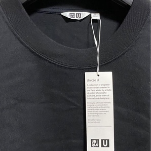 定価4,378円 UNIQLO(ユニクロ) UNIQLO U クリストフ・ルメール監修 オーバーサイズ ポケットTシャツ ロングスリーブ 同型同色2枚セットの画像4