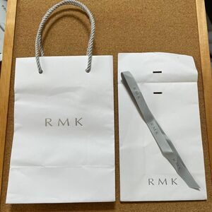 RMK アールエムケイ　デパコス　紙袋　ショッパー　ブランド　ショップ袋 手提げ袋