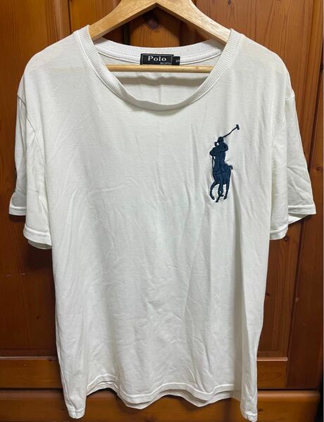 ポロ　Polo ラルフローレン　Tシャツ　PoloRalphLauren 半袖 半袖Tシャツ カットソー ホワイト　ビッグポニー　