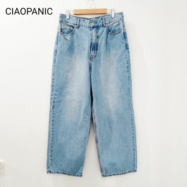 【美品】チャオパニック CIAOPANIC デニムパンツ XLサイズ マルチサイズ ゆったり 大きめサイズ ジーンズ 