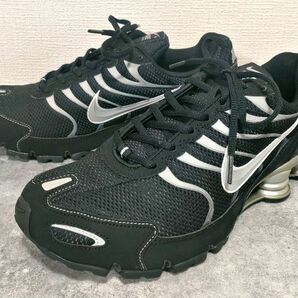 ランニングシューズ スニーカー NIKE Shox Turbo Black Silver 27.5cm ナイキ ショックス 318161-002 Running Sneaker Shoes (80)の画像1