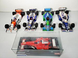 モデルカー F1 5個セット 1/18 KYOSHO MR-02 MM Auto Scale COLLECTION フェラーリ マクラーレン ONYX ベネトン まとめ売り まとめて(100)