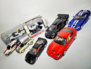 モデルカー ラジコン 8台セット ランボルギーニ FORD GT ハマー KYOSHO TAIYO RC burago マクラーレン VIPER GT5 まとめ売り まとめて(100)