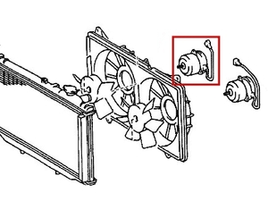 ★トヨタ純正新品★160 アリスト JZS161 クーリングファン モータ 1個 1997/08-2005/01 ラジエーター 電動ファン ラジエタ