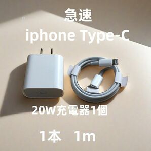 充電器 1個 1m iPhone タイプC 高速純正品同等 ケーブル 急速 アイフォンケーブル ケーブル 本日発送 ケ(0rk)