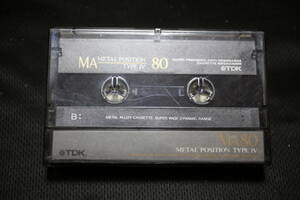 TDK MA 80 minute used cassette tape 