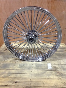  immediate payment 23×3.5 48/50S FRONT DOUBLE 001 chrome spoke double front wheel touring style Tourer new goods Harley 004