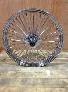  immediate payment 23×3.5 48/50S FRONT SINGLE 001 chrome spoke single front wheel touring style Tourer new goods Harley 003