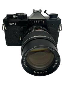 A70 113[ Junk ]*EXAKTAeki The ktaEDX3 однообъективный зеркальный камера 1:2.8 AUTO EXAKTAR EET 135mm 7407265 MADE IN JAPAN сделано в Японии *