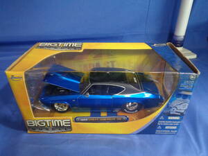 #JADA TOYS BIGTIME 1/24 1969 Chevy she bell SS blue color 