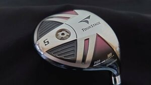 【FW0124】ゴルフ中古 ブリヂストン TOURSTAGE X-DRIVE 701 エックスドライブフェアウェイウッド 5W 18° TOUR AD EV-6 硬S