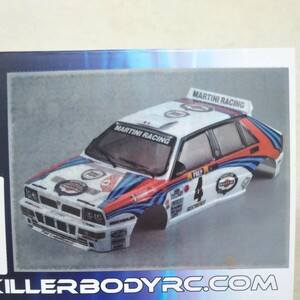 killerbody 1/10 ランチア デルタ HF インテグラーレ　ラジコンボディ