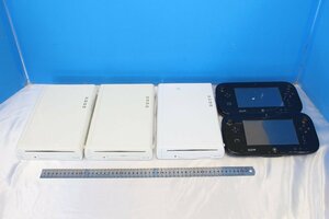 LJ3827★★同梱不可★★WiiU 本体 32GB 3台 WiiUゲームパッド 2台 まとめ ジャンク