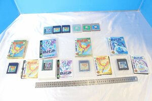 T4114★★同梱不可★★GBC ゲームボーイカラー ソフト ポケモン 色々 まとめ ダブリあり バックアップ電池切れ