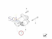 BMW 3シリーズ E92 320i スターター セルモーター スターターモーター 新品 コア返却不要 12417526239 18時まで即日出荷_画像6